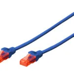 Digitus U/UTP Cat.6 (Gigabit) Καλώδιο Δικτύου Ethernet 0.5m Μπλε DK-1612-005/BL