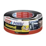Tesa Αυτοκόλλητη Υφασμάτινη Ταινία Μαύρη 50mx50mm 56389-00001-05