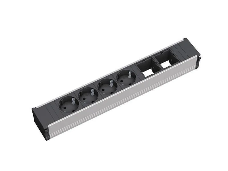 20231010154820_bachmann_polyprizo_leyko_912_007.jpeg Bachmann Πολύπριζο 4 Θέσεων με USB-A και Καλώδιο 3.7m 912.007 - Image 1