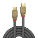 Lindy HDMI 2.1 Ultra High Speed 48Gbps 4K 120Hz HDR VRR Cable HDMI male - HDMI male 1m Χρυσό 37861