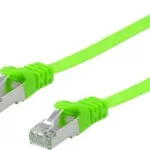 Equip U/FTP (STP) Cat.6a (Gigabit) Καλώδιο Δικτύου Ethernet 1m Πράσινο 607640