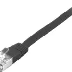 Equip U/FTP (STP) Cat.6a (Gigabit) Καλώδιο Δικτύου Ethernet 1m Μαύρο 607690