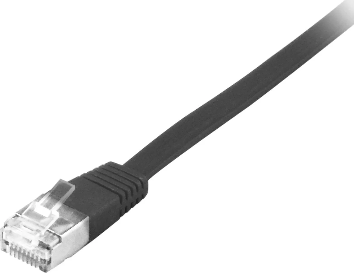 Equip U/FTP (STP) Cat.6a (Gigabit) Καλώδιο Δικτύου Ethernet 1m Μαύρο 607690 - Image 1