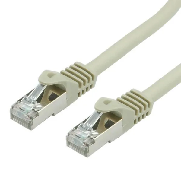 Value S/FTP Cat.7 (10Gbps) Καλώδιο Δικτύου Ethernet 0.5m Γκρι 21.99.0850 - Image 1