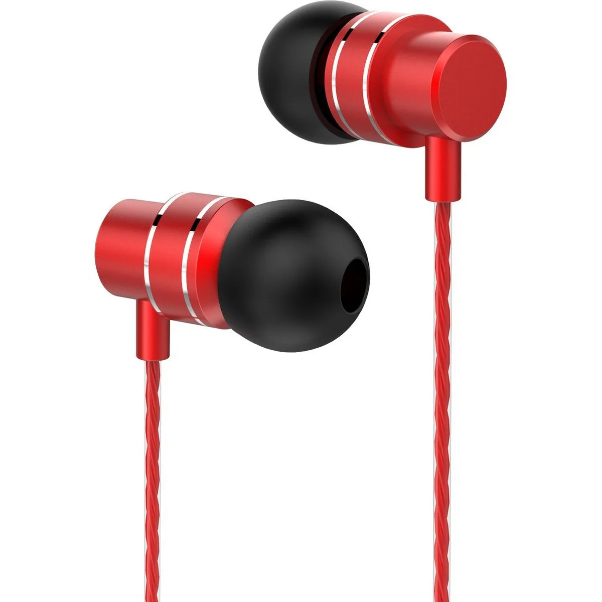 Lenovo HF118 In-ear Handsfree με Βύσμα 3.5mm Κόκκινο - Image 1