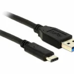 DeLock USB 3.2 Cable USB-C male - USB-A Μαύρο 0.5m 83869