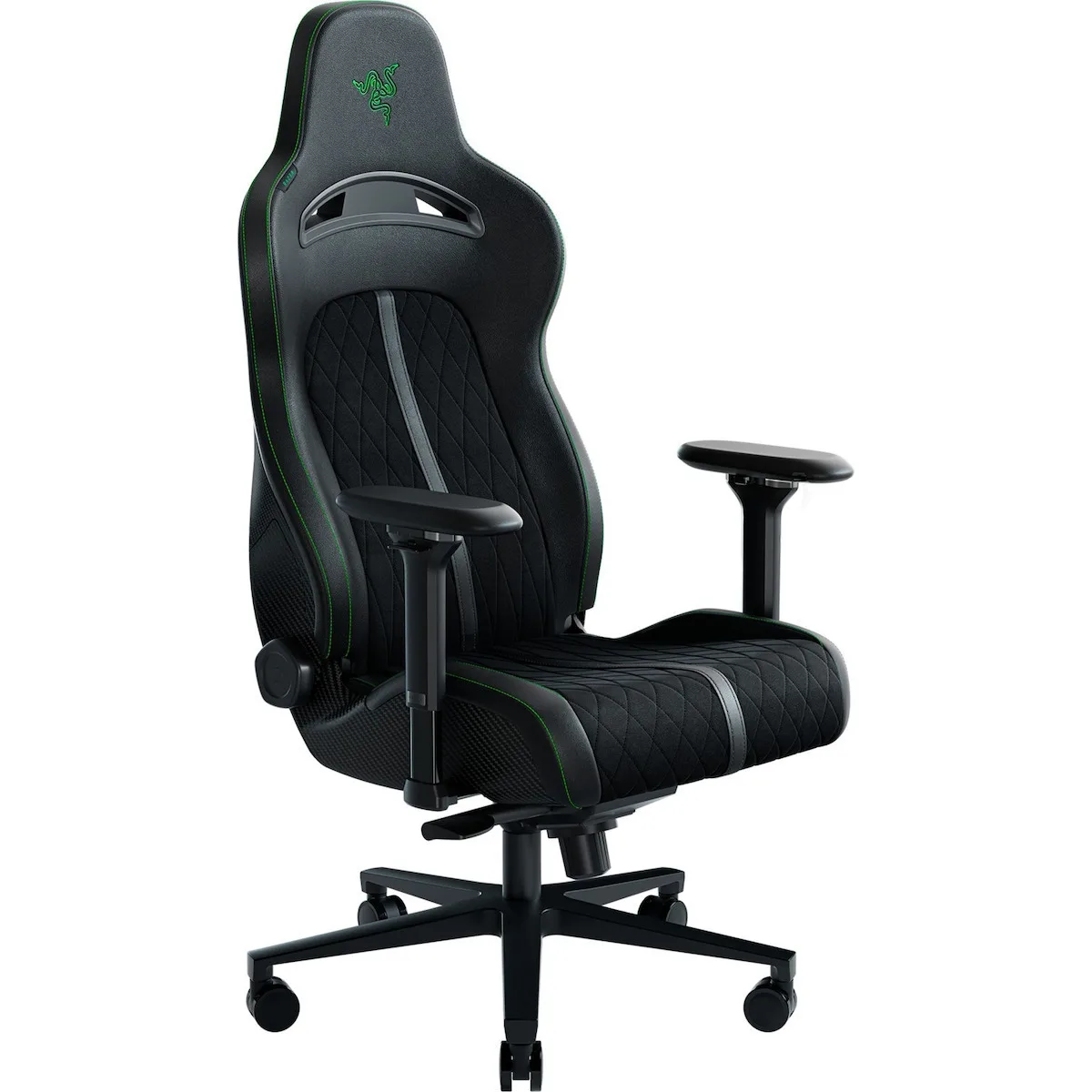 20231013101342_razer_enki_pro_karekla_gaming_dermatinis_me_rythmizomena_mpratsa_mayro_prasino.jpeg Razer Enki Pro Καρέκλα Gaming Δερματίνης με Ρυθμιζόμενα Μπράτσα Μαύρο/Πράσινο - Image 1