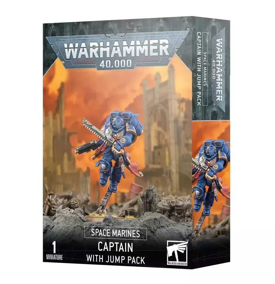 20231016130321_games_workshop_warhammer_captain.jpeg Games Workshop Warhammer Captain Figure - Image 1