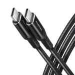 Axagon Braided USB 3.2 Cable USB-C male - USB-C 60W PD Μαύρο 3m BUCM3-CM30AB