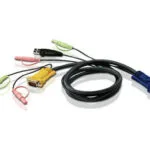 Aten Καλώδιο KVM 2L-5302U 1.8m Keyboard / Video / Mouse / Audio