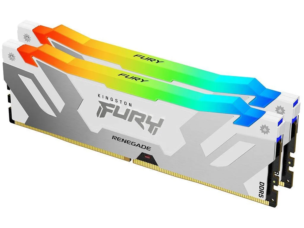 Kingston Fury Renegade RGB DDR5 64GB RAM με 2x32GB Modules και Ταχύτητα 6400 για Desktop KF564C32RWAK2-64 - Image 1