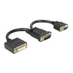 DeLock Μετατροπέας DMS-59 male σε DVI-I / VGA female 1τμχ 65555