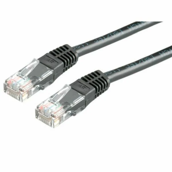 Roline U/UTP Cat.6 (Gigabit) Καλώδιο Δικτύου Ethernet 3m Μαύρο 21.15.1555 - Image 1
