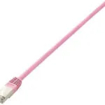 Equip S/FTP Cat.6 (Gigabit) Καλώδιο Δικτύου Ethernet 10m Ροζ 605586