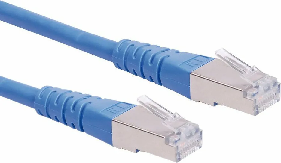 Roline S/FTP Cat.6 (Gigabit) Καλώδιο Δικτύου Ethernet 0.3m Μπλε 21.15.1314 - Image 1