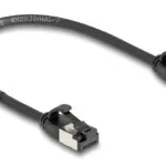 DeLock U/FTP (STP) Καλώδιο Δικτύου Ethernet 0.25m Μαύρο 80181