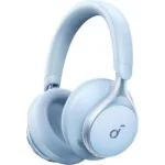 Anker Space One Ασύρματα / Ενσύρματα Over Ear Ακουστικά με 55 ώρες Λειτουργίας Γαλάζια