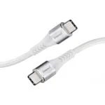Intenso C315C Braided USB 2.0 Cable USB-C male - USB-C 60W PD Λευκό 1.5m 7901002