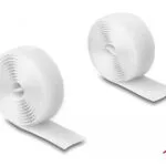 DeLock Αυτοκόλλητη Ταινία Χριτς Χρατς Λευκή 1mx20mm 20918