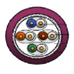 Belden S/FTP Cat.6a (Gigabit) Καλώδιο Δικτύου Ethernet 1m Γκρι CAT6A/CLASS