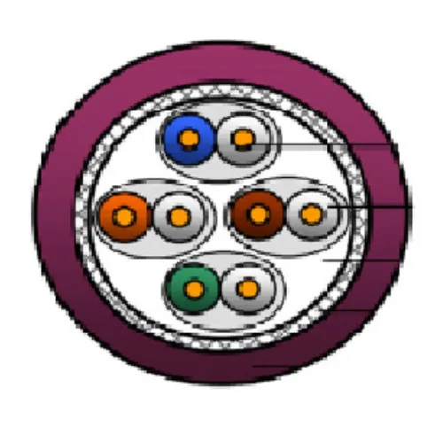 Belden S/FTP Cat.6a (Gigabit) Καλώδιο Δικτύου Ethernet 1m Γκρι CAT6A/CLASS - Image 1