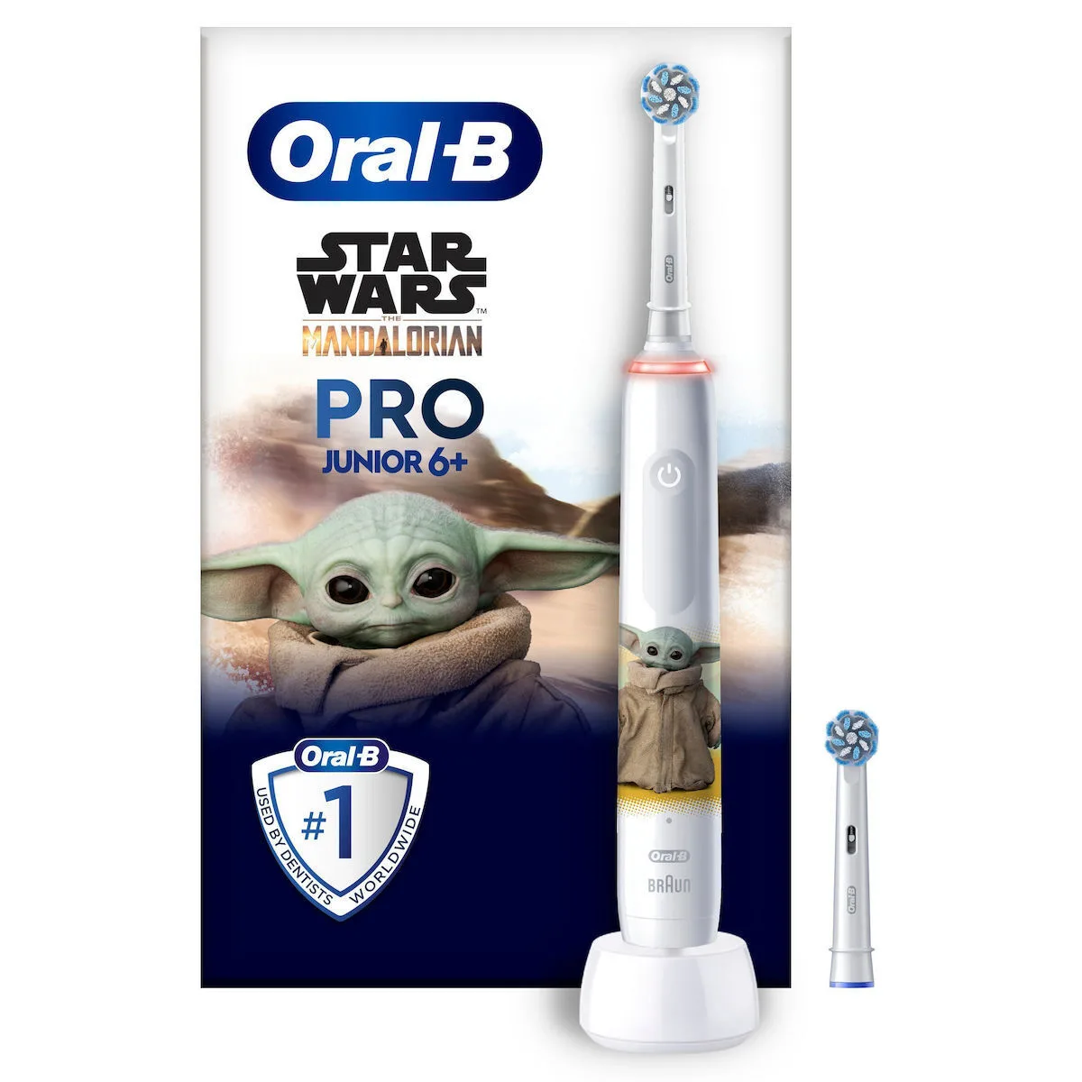 20231204134819_oral_b_ilektriki_odontovourtsa_pro_3_junior_star_wars_957196_gia_6_chronon.jpeg Oral-B Junior Pro Παιδική Ηλεκτρική Οδοντόβουρτσα με Χρονόμετρο για 6+ Χρονών Star Wars με Ανταλλακτικά - Image 1