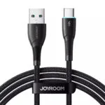 Joyroom Starry Series Braided USB 2.0 Cable USB-C male - USB-A 18W Μαύρο 1m SA32-AC3