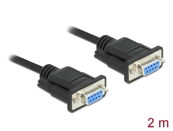 DeLock Καλώδιο RS232 9-pin female σε RS232 9-pin female 2m (86605) - Image 1