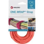 Velcro Αυτοκόλλητη Ταινία Χριτς Χρατς Πορτοκαλί 200mm 25τμχ VEL-OW64311