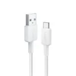Anker 322 Braided USB 2.0 Cable USB-C male - USB-A 15W PD Λευκό 0.9m A81H5G21