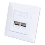 Intellinet Μονή Πρίζα Δικτύου RJ45 με Πλαίσιο Τύπου Cat6 σε Λευκό Χρώμα 771917