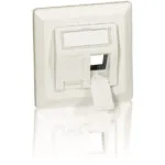 Equip Μονή Πρίζα Δικτύου RJ45 με Πλαίσιο σε Λευκό Χρώμα 760303