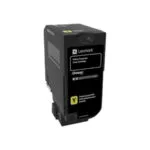 Lexmark 3k Γνήσιο Toner Laser Εκτυπωτή Κίτρινο 3000 Σελίδων (74C20YE)