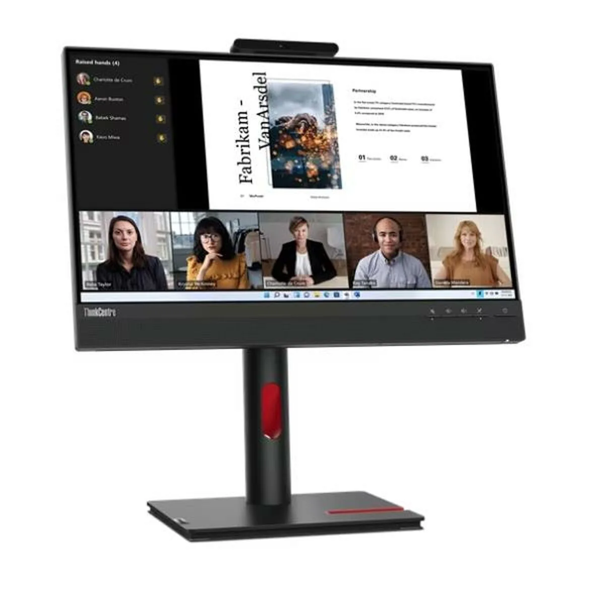 Lenovo ThinkCentre Tiny-In-One 22 Gen 5 IPS Touch Monitor 21.5" FHD 1920x1080 - Image 1