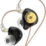 KZ Ακουστικά Ψείρες In Ear EDX Pro Μαύρα