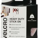 Velcro Heavy Duty Stick Οn White Αυτοκόλλητη Ταινία Χριτς Χρατς Λευκή 2.5mx50mm 60246