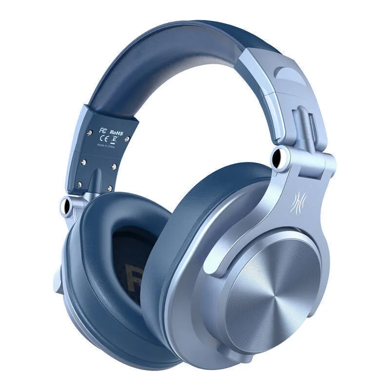 OneOdio Fusion A70 Ασύρματα / Ενσύρματα Over Ear Ακουστικά με 72 ώρες Λειτουργίας Μπλε - Image 1