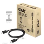 Club3D Cable DisplayPort male - DisplayPort male 1.2m Μαύρο (CAC-1091)
