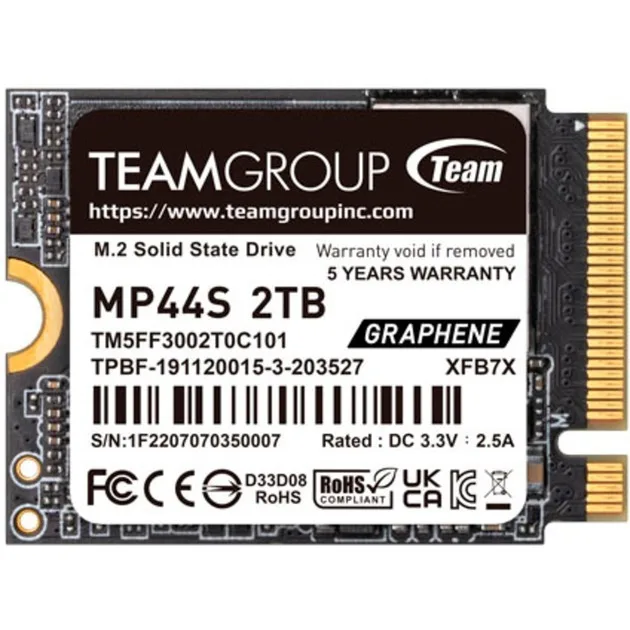 20240109161940_teamgroup_mp44s_ssd_2tb_m_2_nvme_pci_express_4_0_tm5ff3002t0c101.jpeg TeamGroup MP44S SSD 2TB τύπου M.2 με σύνδεση PCI Express 4.0 TM5FF3002T0C101 - Image 1