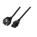 EFB Schuko - IEC C13 Cable Μαύρο EK508SW.3