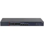 Dahua CS4218-16ET-240 Unmanaged L2 PoE++ Switch με 16 Θύρες Ethernet και 2 SFP Θύρες