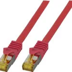 EFB S/FTP Cat.6a (Gigabit) Καλώδιο Δικτύου Ethernet 7.5m Κόκκινο MK7001.7,5R