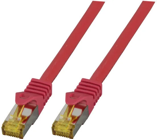 EFB S/FTP Cat.6a (Gigabit) Καλώδιο Δικτύου Ethernet 7.5m Κόκκινο MK7001.7,5R - Image 1