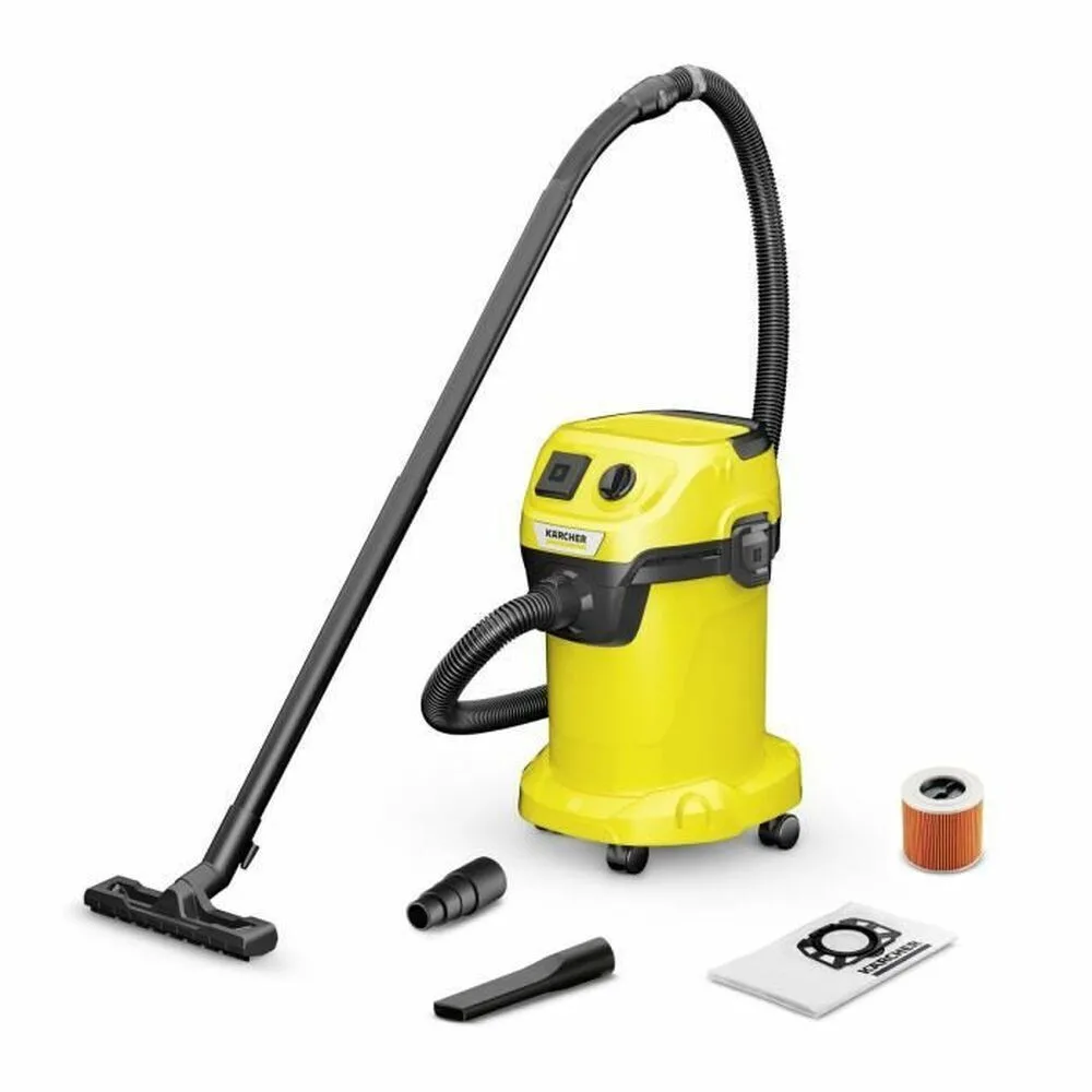 Karcher WD 3 P V-19/4/20 Σκούπα Υγρών / Στερεών 1000W με Πλαστικό Κάδο 19lt - Image 1