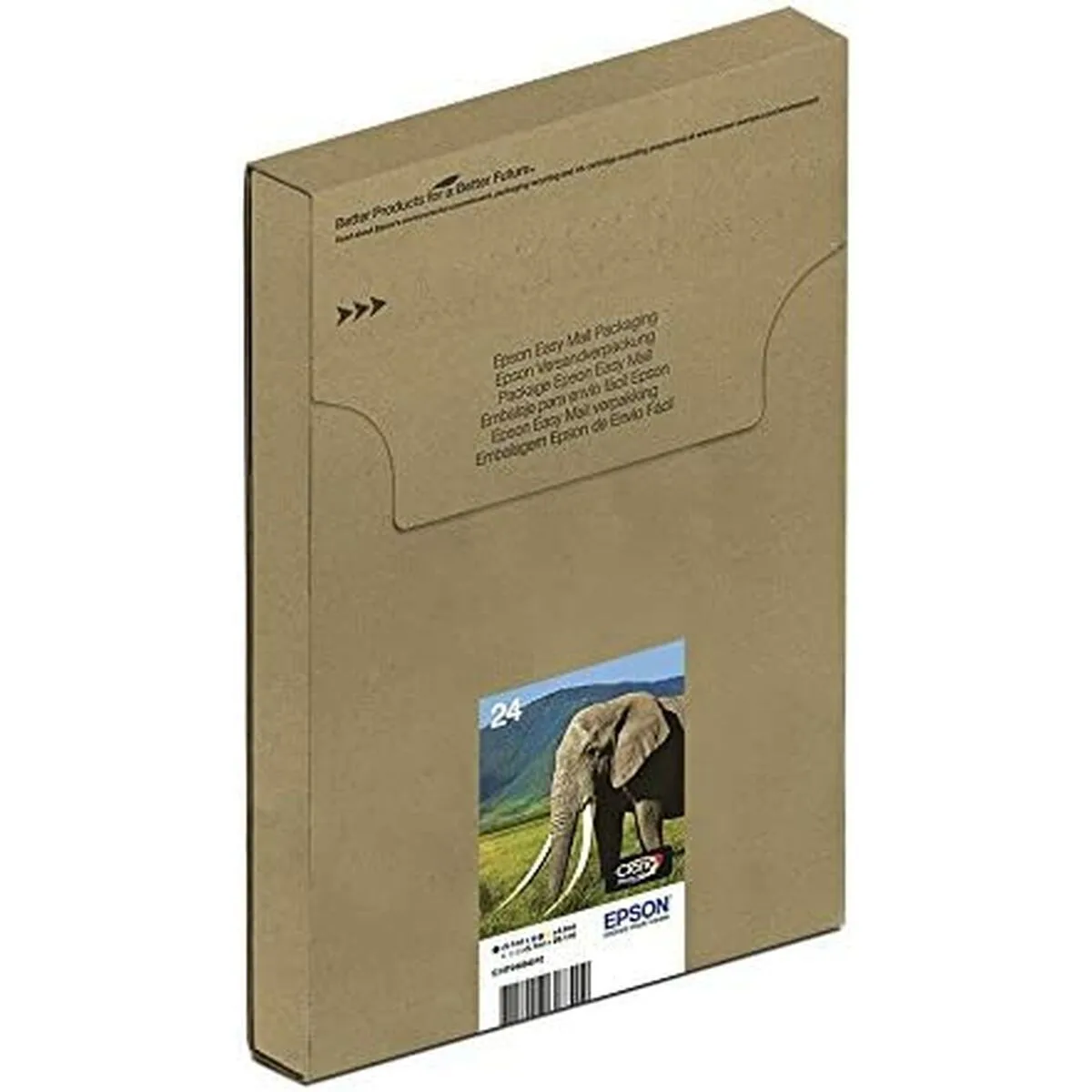 Epson 24 Elephant Claria Photo HD Γνήσιο Πακέτο 6 Μελανιών Εκτυπωτή InkJet Πολλαπλό (Color) (C13T24284510) - Image 1