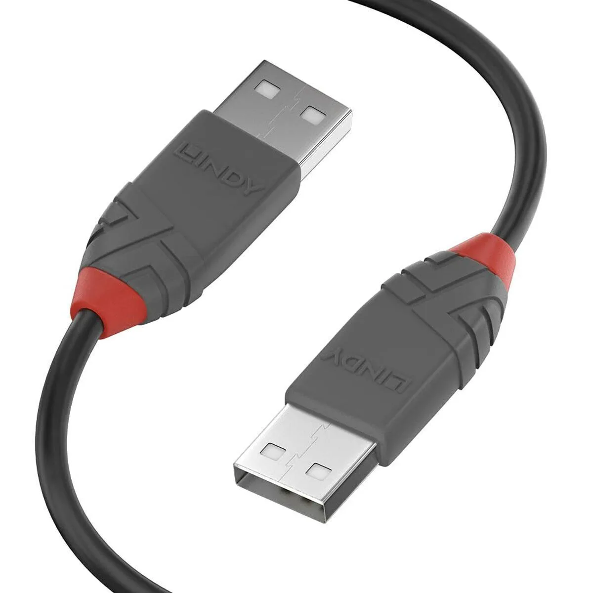 Lindy Regular USB 2.0 to micro USB Cable Μαύρο 2m (36693) - Image 1