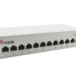 Equip Patch Panel για Rack 1U 10 Θυρών cat6 Γκρι 227363
