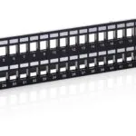 Equip Patch Panel Keystone για Rack 1U 19" cat6 Μαύρο 769258