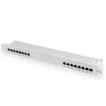 Equip Patch Panel Shielded για Rack 1U 19" cat6 Γκρι 326317
