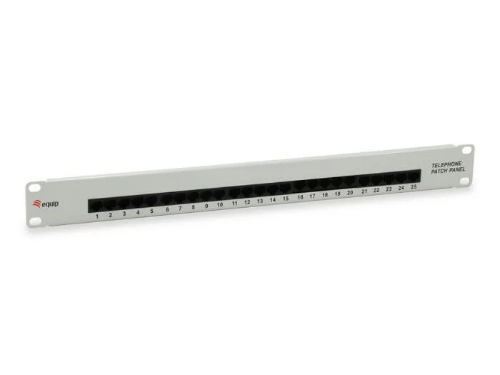 20240122133332_c8be5cfe.jpeg Equip Patch Panel για Rack 1U 19" 25 Θυρών Γκρι 125296 - Image 1